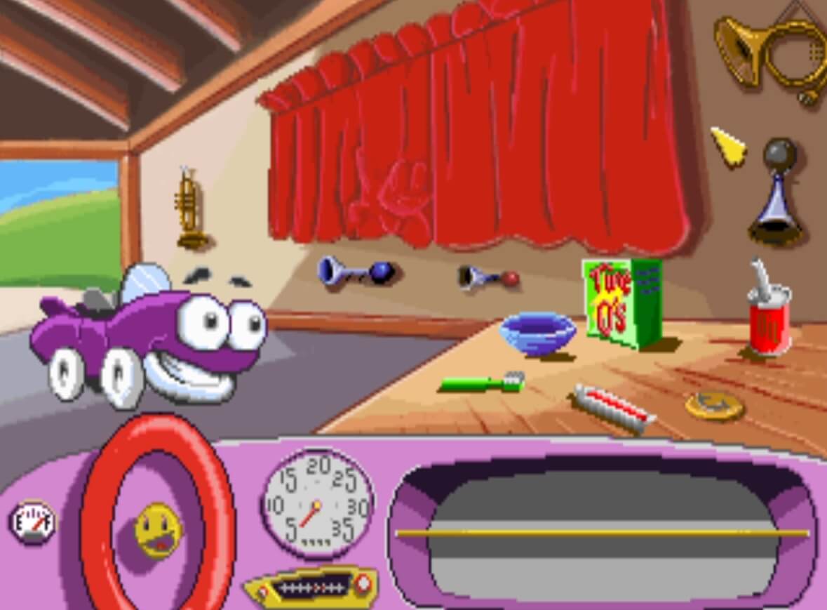 Putt-Putt Joins the Parade - геймплей игры Windows